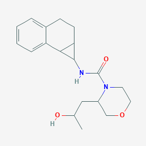 N-(1a,2,3,7b-tetrahydro-1H-cyclopropa[a]naphthalen-1-yl)-3-(2-hydroxypropyl)morpholine-4-carboxamide