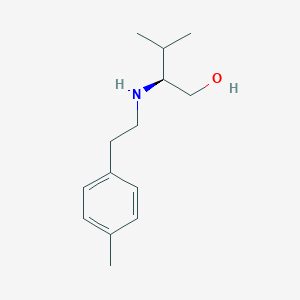 (2S)-3-methyl-2-[2-(4-methylphenyl)ethylamino]butan-1-ol