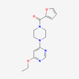 [4-(6-Ethoxypyrimidin-4-yl)piperazin-1-yl]-(furan-2-yl)methanone