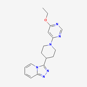 3-[1-(6-Ethoxypyrimidin-4-yl)piperidin-4-yl]-[1,2,4]triazolo[4,3-a]pyridine