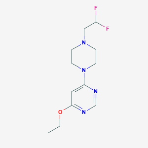 4-[4-(2,2-Difluoroethyl)piperazin-1-yl]-6-ethoxypyrimidine