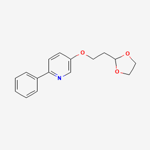 5-[2-(1,3-Dioxolan-2-yl)ethoxy]-2-phenylpyridine