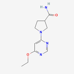 1-(6-Ethoxypyrimidin-4-yl)pyrrolidine-3-carboxamide