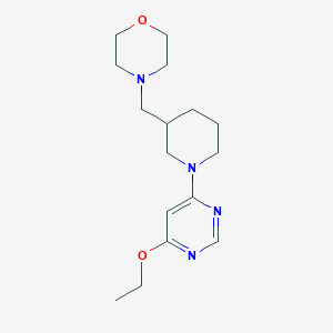 4-[[1-(6-Ethoxypyrimidin-4-yl)piperidin-3-yl]methyl]morpholine