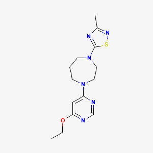 5-[4-(6-Ethoxypyrimidin-4-yl)-1,4-diazepan-1-yl]-3-methyl-1,2,4-thiadiazole