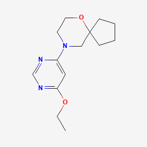 9-(6-Ethoxypyrimidin-4-yl)-6-oxa-9-azaspiro[4.5]decane