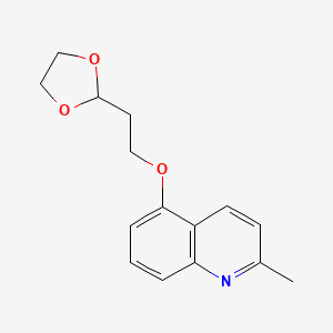 5-[2-(1,3-Dioxolan-2-yl)ethoxy]-2-methylquinoline