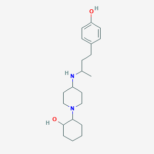 4-[3-[[1-(2-Hydroxycyclohexyl)piperidin-4-yl]amino]butyl]phenol