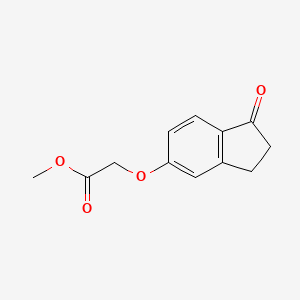 [(1-Oxoindan-5-yl)oxy]acetic acid methyl ester