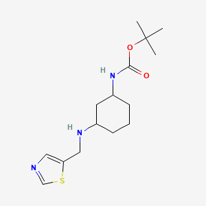 tert-butyl N-[3-(1,3-thiazol-5-ylmethylamino)cyclohexyl]carbamate