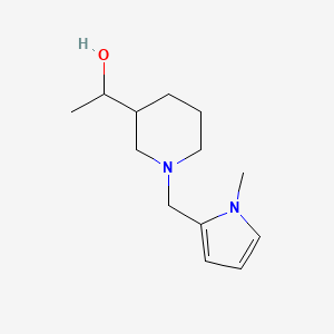 1-[1-[(1-Methylpyrrol-2-yl)methyl]piperidin-3-yl]ethanol