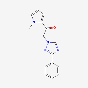 1-(1-Methylpyrrol-2-yl)-2-(3-phenyl-1,2,4-triazol-1-yl)ethanone