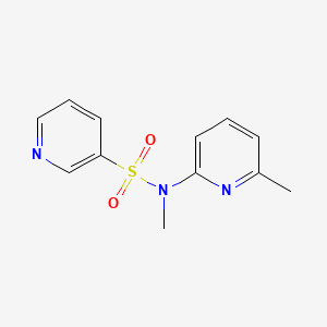 N-methyl-N-(6-methylpyridin-2-yl)pyridine-3-sulfonamide