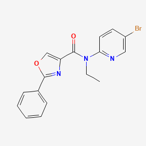 N-(5-bromopyridin-2-yl)-N-ethyl-2-phenyl-1,3-oxazole-4-carboxamide