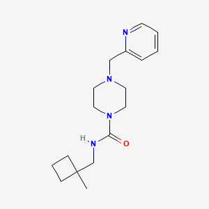 N-[(1-methylcyclobutyl)methyl]-4-(pyridin-2-ylmethyl)piperazine-1-carboxamide