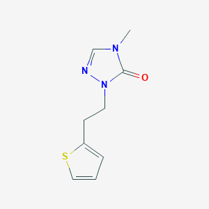 4-Methyl-2-(2-thiophen-2-ylethyl)-1,2,4-triazol-3-one