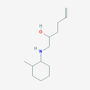 1-[(2-Methylcyclohexyl)amino]hex-5-en-2-ol