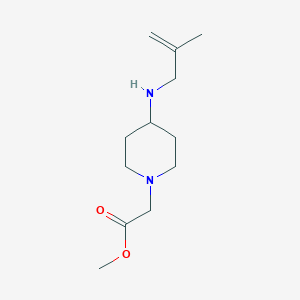 Methyl 2-[4-(2-methylprop-2-enylamino)piperidin-1-yl]acetate