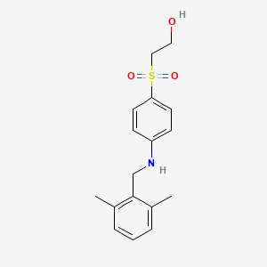 2-[4-[(2,6-Dimethylphenyl)methylamino]phenyl]sulfonylethanol