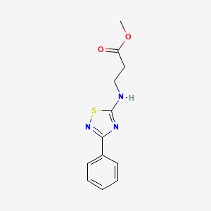 Methyl 3-[(3-phenyl-1,2,4-thiadiazol-5-yl)amino]propanoate