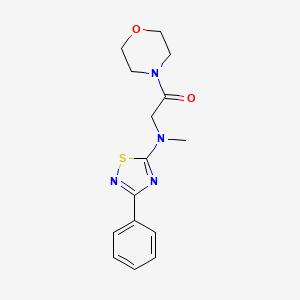 2-[Methyl-(3-phenyl-1,2,4-thiadiazol-5-yl)amino]-1-morpholin-4-ylethanone