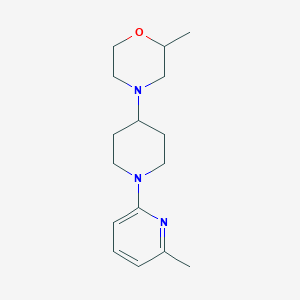 2-Methyl-4-[1-(6-methylpyridin-2-yl)piperidin-4-yl]morpholine