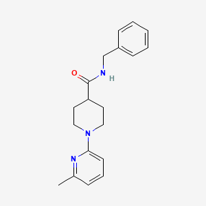 N-benzyl-1-(6-methylpyridin-2-yl)piperidine-4-carboxamide