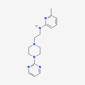 6-methyl-N-[2-(4-pyrimidin-2-ylpiperazin-1-yl)ethyl]pyridin-2-amine