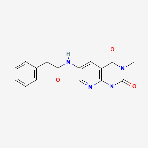 N-(1,3-dimethyl-2,4-dioxopyrido[2,3-d]pyrimidin-6-yl)-2-phenylpropanamide