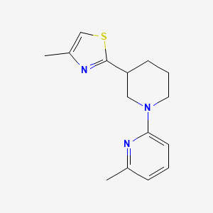 4-Methyl-2-[1-(6-methylpyridin-2-yl)piperidin-3-yl]-1,3-thiazole