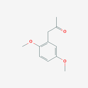 molecular formula C11H14O3 B076611 2-丙酮，1-(2,5-二甲氧基苯基)- CAS No. 14293-24-4