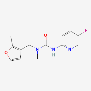 3-(5-Fluoropyridin-2-yl)-1-methyl-1-[(2-methylfuran-3-yl)methyl]urea