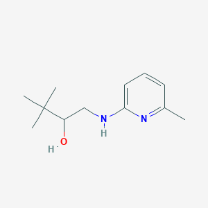 3,3-Dimethyl-1-[(6-methylpyridin-2-yl)amino]butan-2-ol