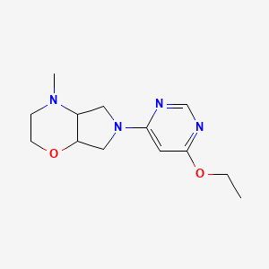 6-(6-Ethoxypyrimidin-4-yl)-4-methyl-2,3,4a,5,7,7a-hexahydropyrrolo[3,4-b][1,4]oxazine