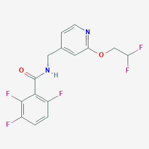 N-[[2-(2,2-difluoroethoxy)pyridin-4-yl]methyl]-2,3,6-trifluorobenzamide