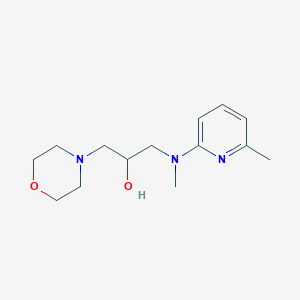 1-[Methyl-(6-methylpyridin-2-yl)amino]-3-morpholin-4-ylpropan-2-ol