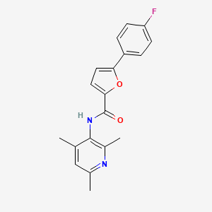 5-(4-fluorophenyl)-N-(2,4,6-trimethylpyridin-3-yl)furan-2-carboxamide