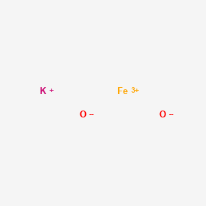 molecular formula K2FeO4<br>FeKO2 B076616 Potassium ferrite CAS No. 12160-44-0
