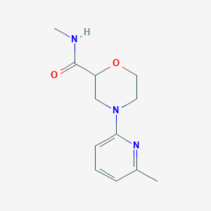 N-methyl-4-(6-methylpyridin-2-yl)morpholine-2-carboxamide