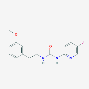 1-(5-Fluoropyridin-2-yl)-3-[2-(3-methoxyphenyl)ethyl]urea