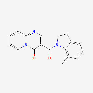 3-(7-Methyl-2,3-dihydroindole-1-carbonyl)pyrido[1,2-a]pyrimidin-4-one