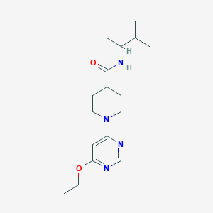 1-(6-ethoxypyrimidin-4-yl)-N-(3-methylbutan-2-yl)piperidine-4-carboxamide