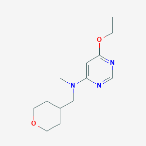 6-ethoxy-N-methyl-N-(oxan-4-ylmethyl)pyrimidin-4-amine