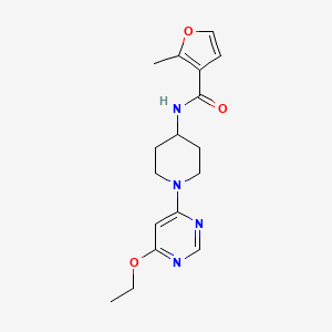 N-[1-(6-ethoxypyrimidin-4-yl)piperidin-4-yl]-2-methylfuran-3-carboxamide