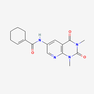 N-(1,3-dimethyl-2,4-dioxopyrido[2,3-d]pyrimidin-6-yl)cyclohexene-1-carboxamide