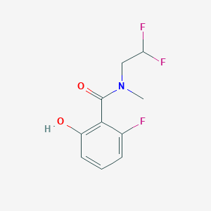 N-(2,2-difluoroethyl)-2-fluoro-6-hydroxy-N-methylbenzamide