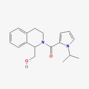 [1-(hydroxymethyl)-3,4-dihydro-1H-isoquinolin-2-yl]-(1-propan-2-ylpyrrol-2-yl)methanone