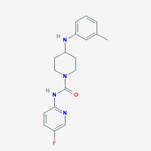 N-(5-fluoropyridin-2-yl)-4-(3-methylanilino)piperidine-1-carboxamide