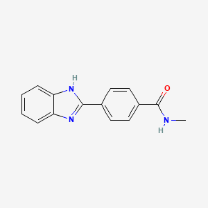 4-(1H-benzimidazol-2-yl)-N-methylbenzamide