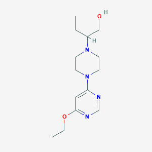 2-[4-(6-Ethoxypyrimidin-4-yl)piperazin-1-yl]butan-1-ol